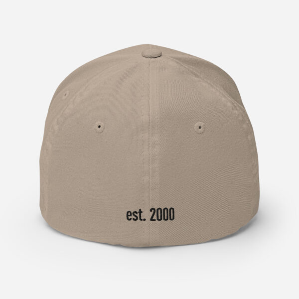 Khaki Cap / Black Embroidery