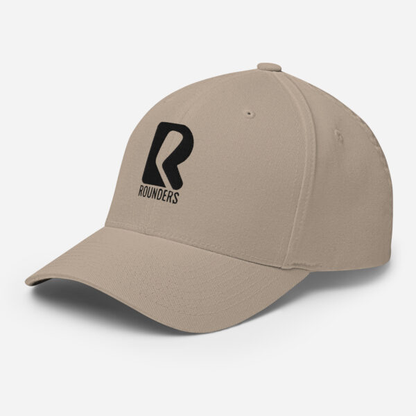 Khaki Cap / Black Embroidery