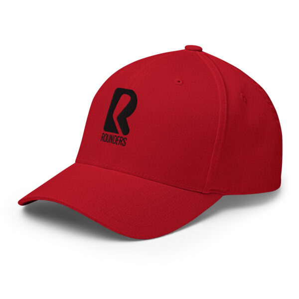 Rounders Golf Cap Fitted - Black Thread - logo, est. 2000 - Image 14