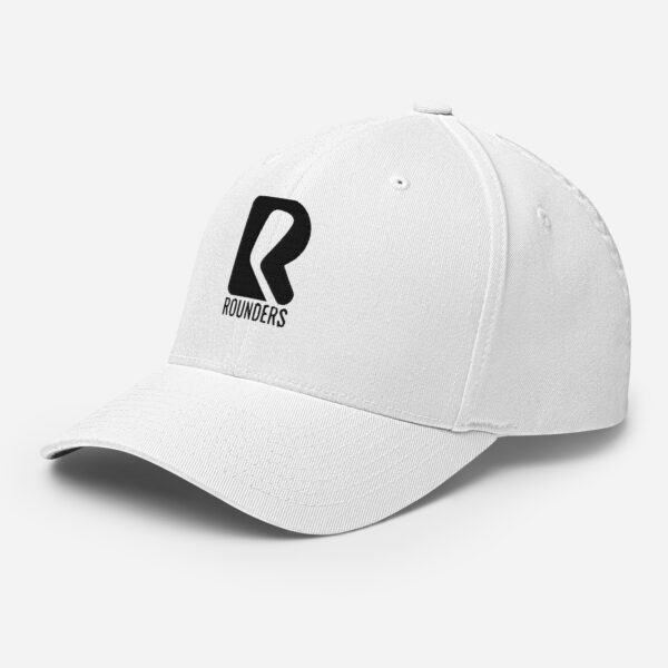 White Cap / Black Embroidery