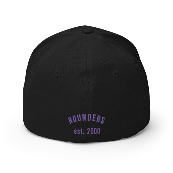 CecB – One More – Rounders Custom Fitted – Black Cap – Purple – Black Outline - Image 6