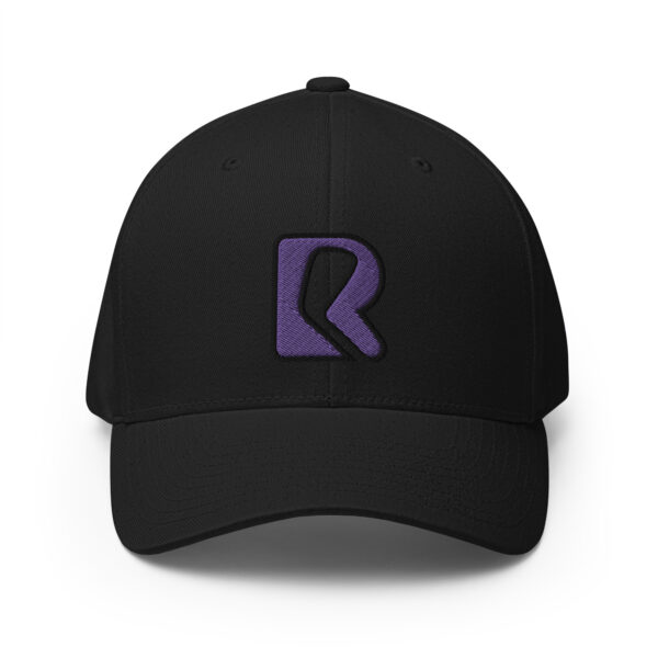 CecB – One More – Rounders Custom Fitted – Black Cap – Purple – Black Outline