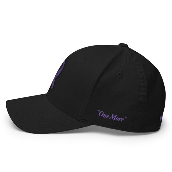 CecB – One More – Rounders Custom Fitted – Black Cap – Purple – Black Outline - Image 5