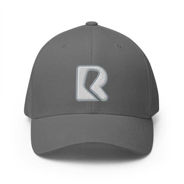 Dre - Cooter - Rounders Custom Fitted - Grey Cap - White Threading - Grey Outline