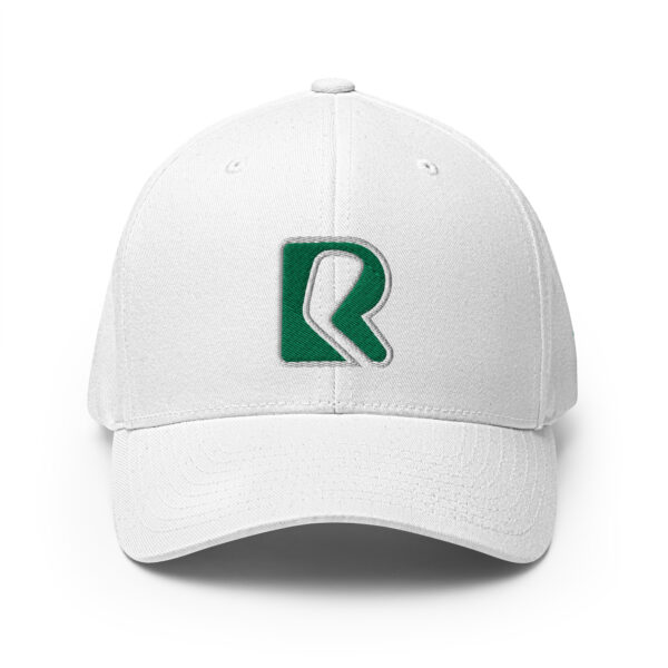 CecB – One More – Rounders Custom Fitted – White Cap – Green – White Outline